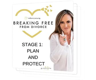 Breaking Free From Divorce Masterclass Stage one by Rebecca Zung