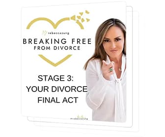 Breaking Free From Divorce Masterclass Stage three by Rebecca Zung